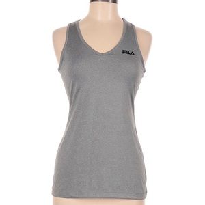 FILA Gray Grey Tank Top Yoga Athletic Running Workout Size Large NWOT